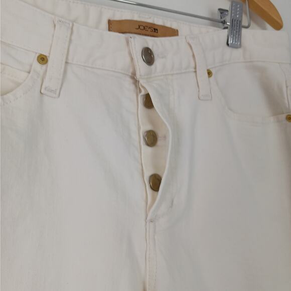 Joe's Jeans SZ 29 The Smith High Rise Straight Ankle STYLE #138445 Off White - Picture 4 of 6